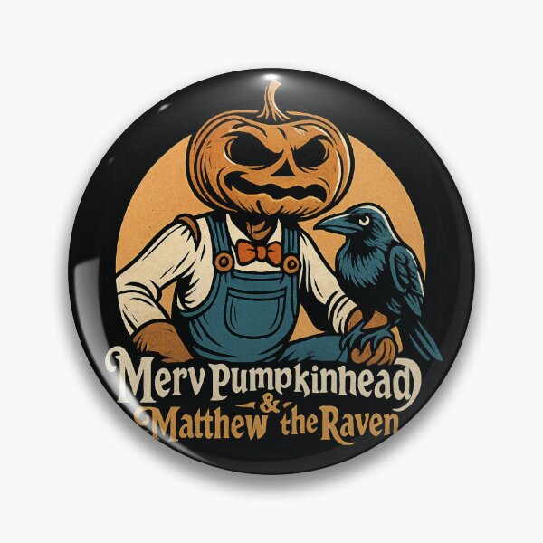 Item preview, Merv Pumpkinhead Matthew The Raven Halloween designed and sold by Sturdust.