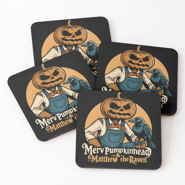 Item preview, Merv Pumpkinhead Matthew The Raven Halloween designed and sold by Sturdust.