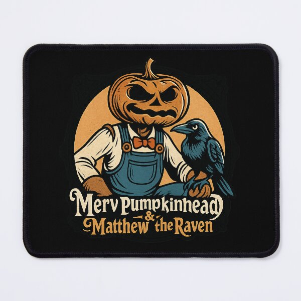 Item preview, Merv Pumpkinhead Matthew The Raven Halloween designed and sold by Sturdust.