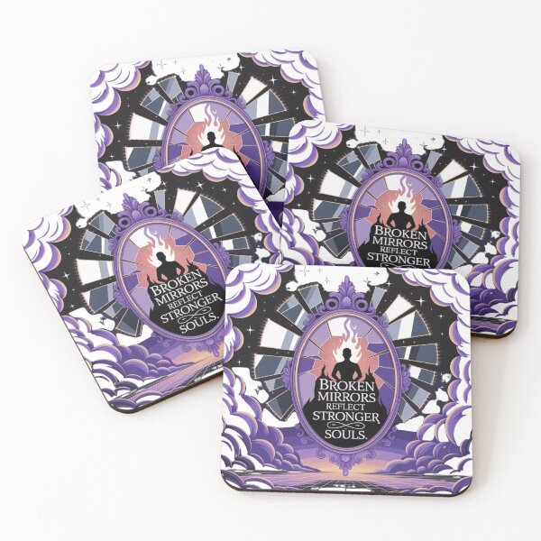 Item preview, Shattered Mirror | Stronger Soul Quote Art designed and sold by MoodtypeS25.