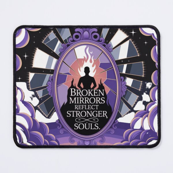 Item preview, Shattered Mirror | Stronger Soul Quote Art designed and sold by MoodtypeS25.