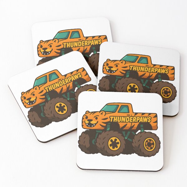 Item preview, Thunderpaws – Jungle Tiger Monster Truck Sticker for Kids designed and sold by kristy234.