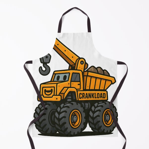 Item preview, Crankload – Cartoon Crane Monster Truck Sticker for Kids designed and sold by kristy234.