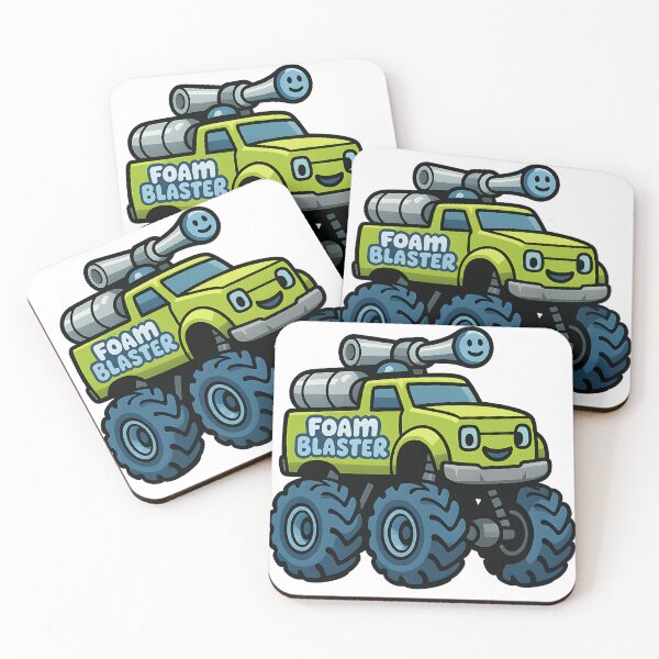 Item preview, Foam Blaster – Firefighting Monster Truck Sticker for Kids designed and sold by kristy234.