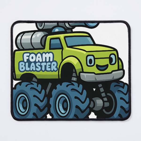 Item preview, Foam Blaster – Firefighting Monster Truck Sticker for Kids designed and sold by kristy234.