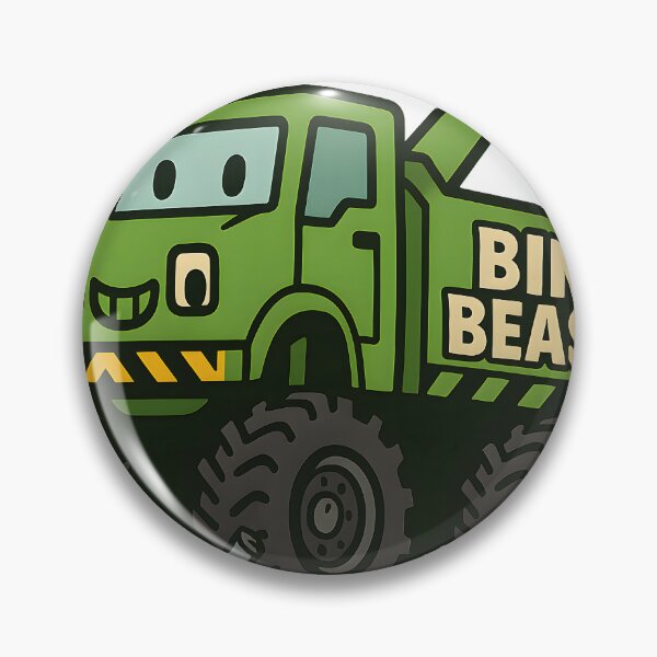 Item preview, Bin Beast – Garbage Monster Truck Sticker for Kids designed and sold by kristy234.