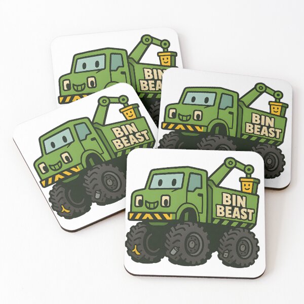 Item preview, Bin Beast – Garbage Monster Truck Sticker for Kids designed and sold by kristy234.