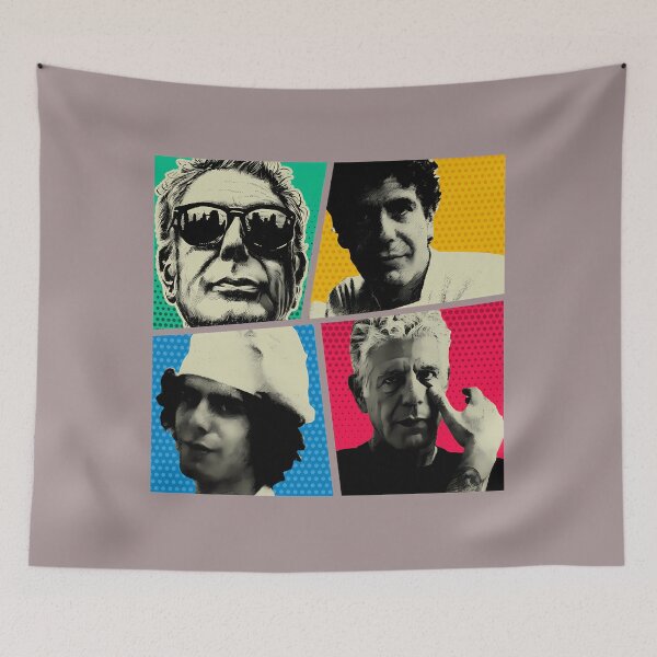 Item preview, Anthony Bourdain Comic-Styled Portrait Illustration designed and sold by TerrellColeART.