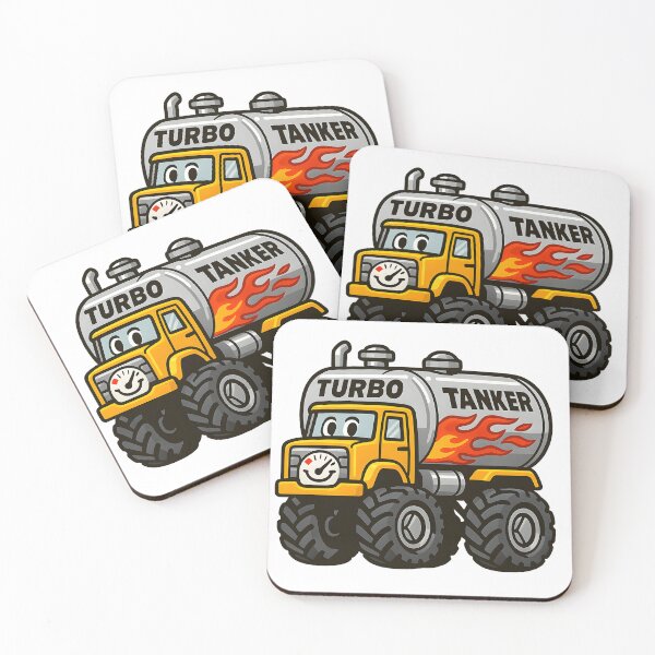 Item preview, Turbo Tanker - Fuel Tanker Monster Truck Sticker for kids designed and sold by kristy234.
