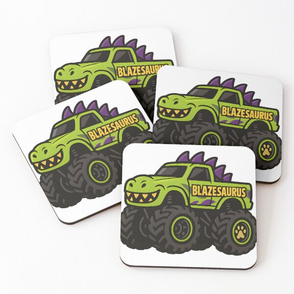 Item preview, Blazesaurus – Dinosaur Monster Truck Sticker for Kids designed and sold by kristy234.