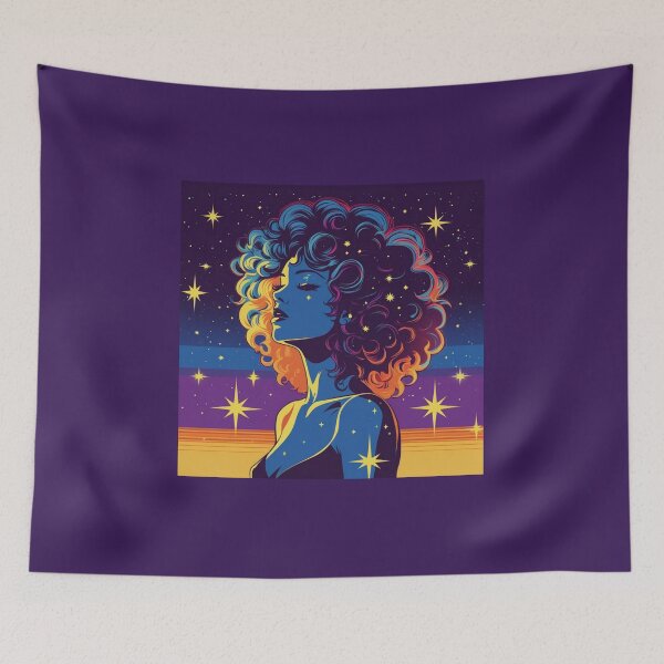 Item preview, Galactic Woman Silhouette designed and sold by Vibrant Threads.