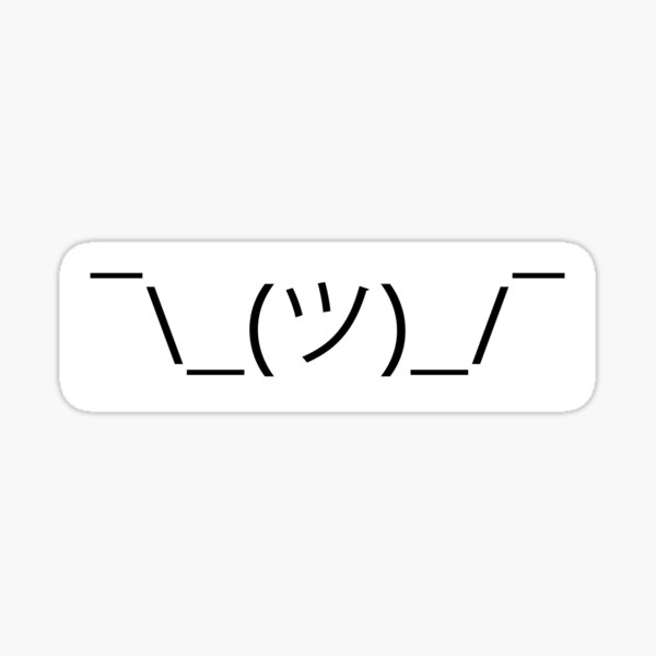 Artikel-Vorschau von Achselzucken-Emoticon, designt und verkauft von Captain Whammy.