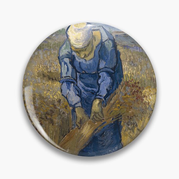 Item preview, Peasant Woman Binding Sheaves by Van Gogh  designed and sold by KAI-Studio.