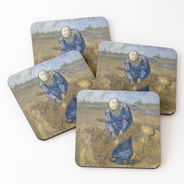 Item preview, Peasant Woman Binding Sheaves by Van Gogh  designed and sold by KAI-Studio.