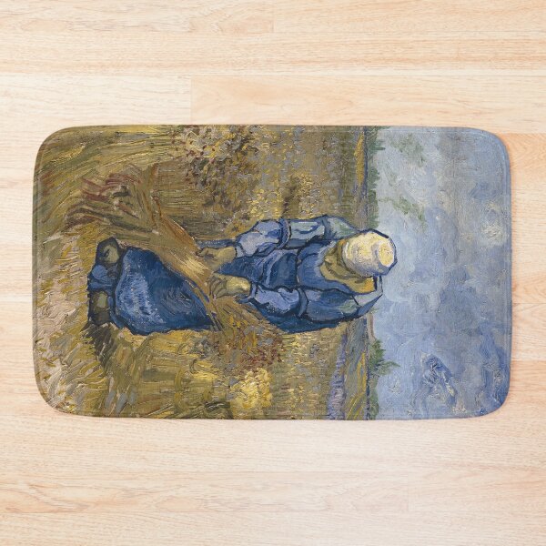 Item preview, Peasant Woman Binding Sheaves by Van Gogh  designed and sold by KAI-Studio.