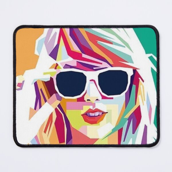Item preview, Taylor Swift in Technicolor - Geometric Pop Diva Portrait designed and sold by Vicky021.