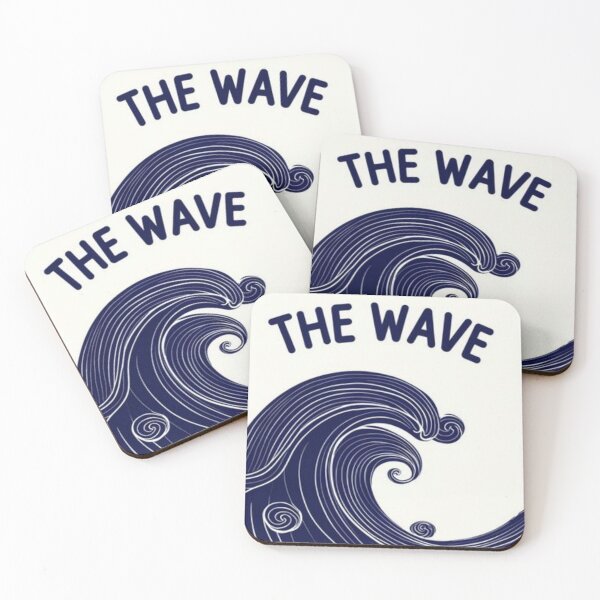 Item preview, The Wave Minimalist Navy Blue Wave Poster - Ocean Art Design designed and sold by FestivityFinds.