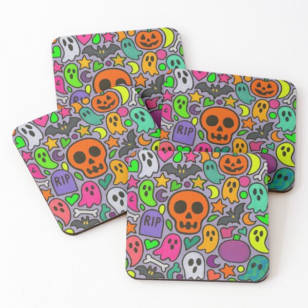 Item preview, Vibrant Halloween Doodles designed and sold by zzz888.