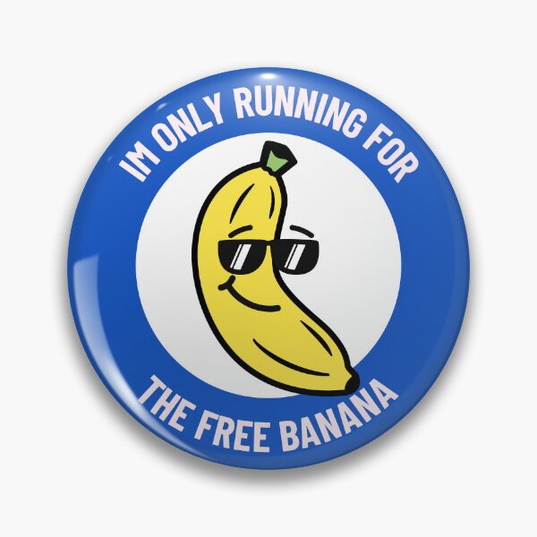 Item preview, Im Only Running For The Free Banana 5k Running 10k Running Half Marathon  designed and sold by JMDTees.