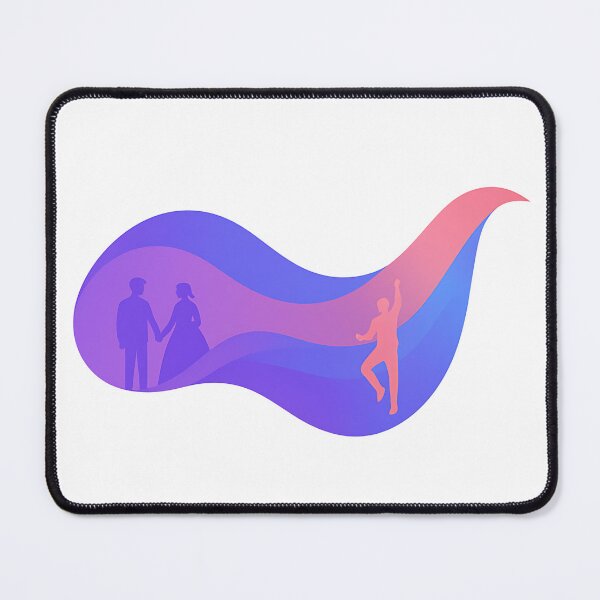 Item preview, Hallyu Wave Korean Culture Gradient – K-Drama & K-Pop Abstract Vector Art designed and sold by bloomling.