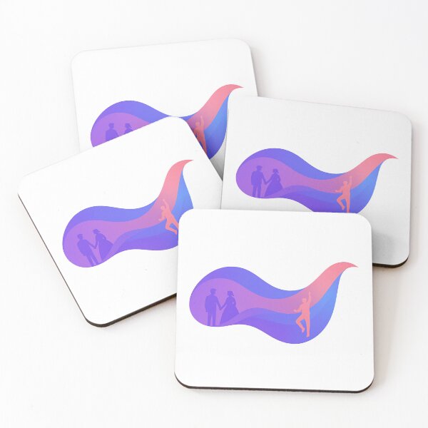 Item preview, Hallyu Wave Korean Culture Gradient – K-Drama & K-Pop Abstract Vector Art designed and sold by bloomling.