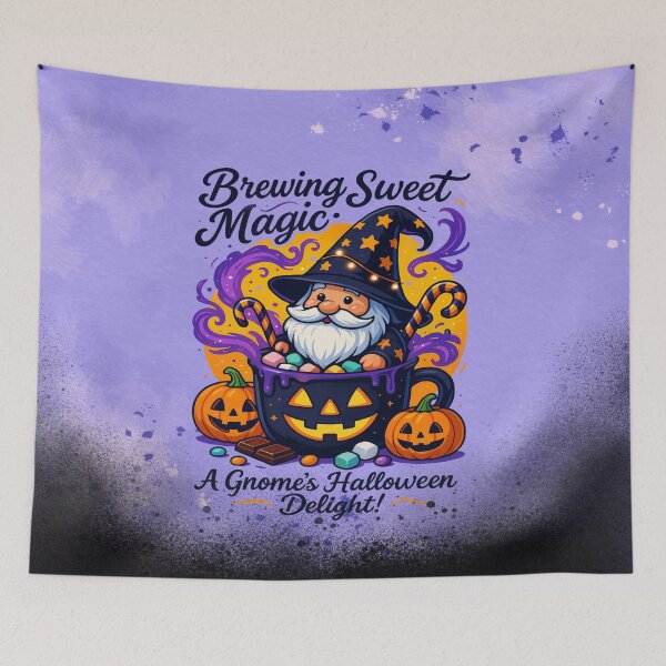 Item preview, A Gnome's Halloween Delight | Crewneck Halloween Gnomes designed and sold by skkyfaithArtz.
