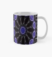 Blue Purple Black kaleidoscope Art 2 Mug