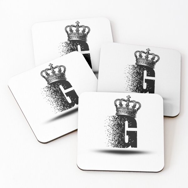 Item preview, Royal Letter G - Crowned Initial with Shadow Design designed and sold by MW SHOP.