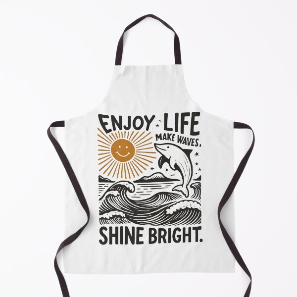 Item preview, Enjoy Life Make Waves Shine Bright T-Shirt designed and sold by FestivityFinds.
