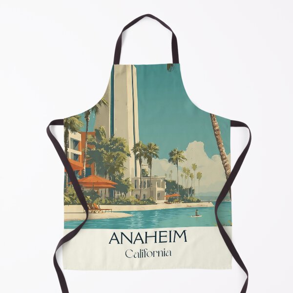 Item preview, Anaheim California Vintage Travel Poster designed and sold by TuncGK.