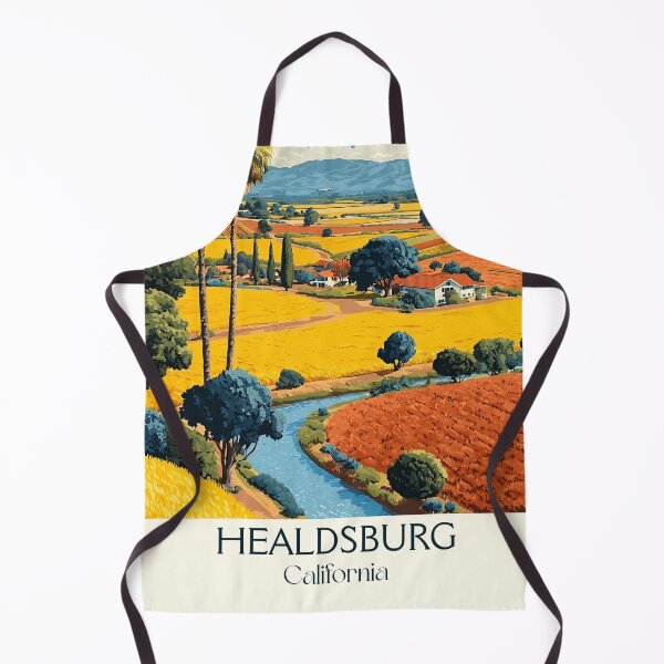 Item preview, Healdsburg California Vintage Poster | Wine Country Art designed and sold by TuncGK.