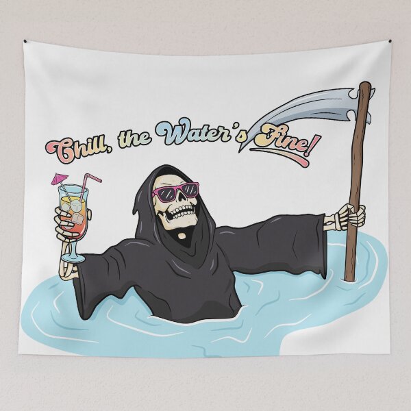 Item preview, Grim Reaper Beach Water's Fine designed and sold by 84collective.