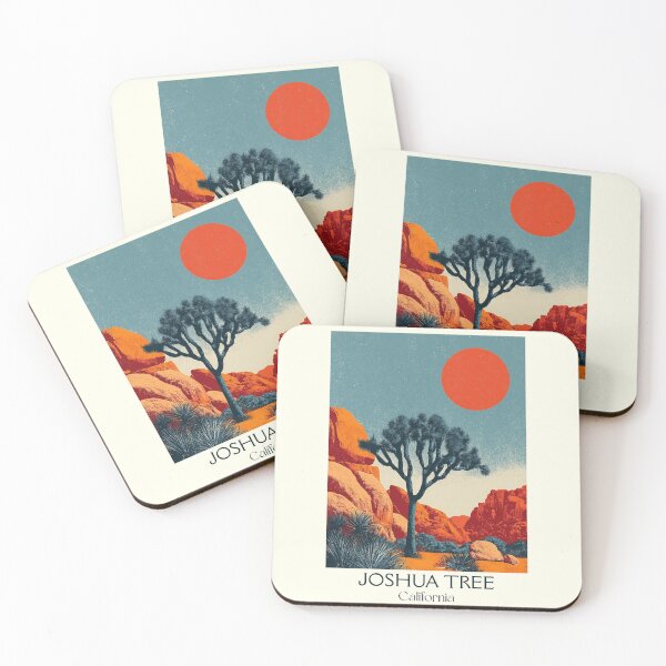 Item preview, Joshua Tree National Park Vintage Travel Poster designed and sold by TuncGK.