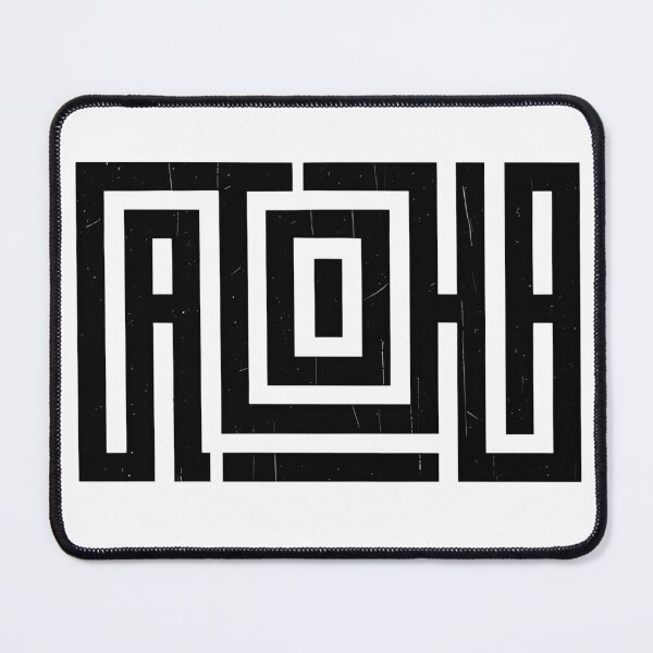 Item preview, Geometric Aloha Maze Typography T-Shirt designed and sold by FestivityFinds.