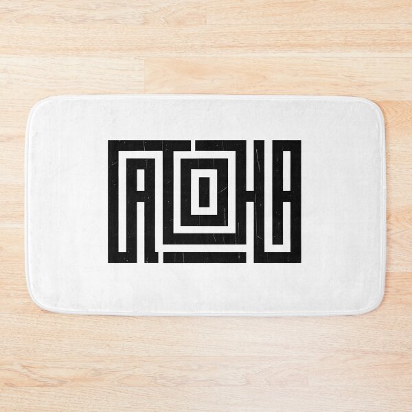 Item preview, Geometric Aloha Maze Typography T-Shirt designed and sold by FestivityFinds.
