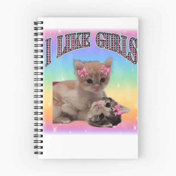 Item preview, I Like Girls Cat Memes designed and sold by FindingLuffy.