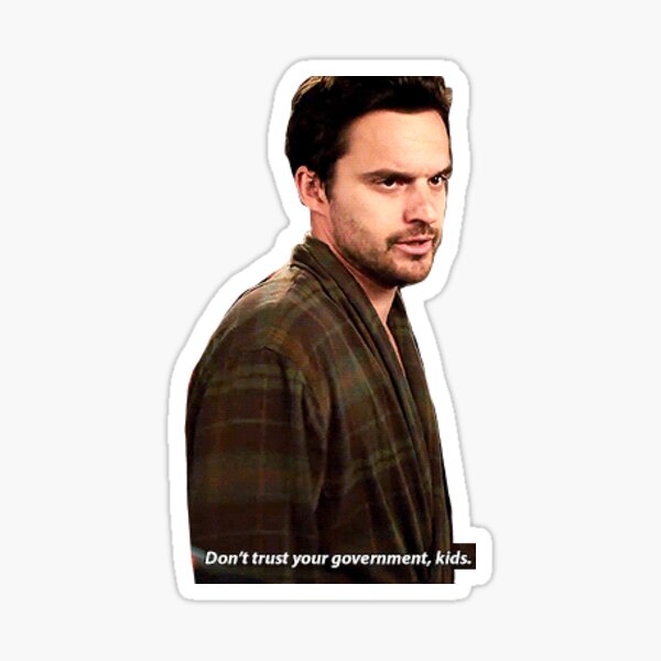 dont trust the government Sticker