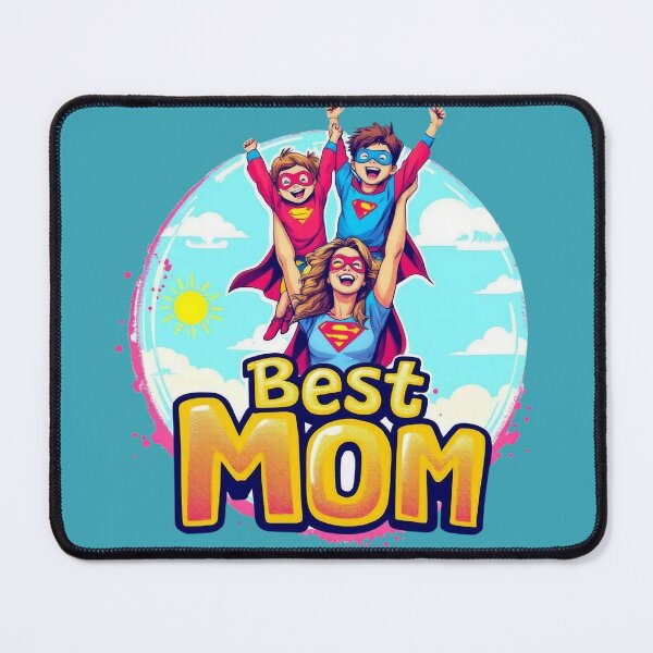 Item preview, Best Mom Superhero T-shirt | Family of 4 Mother and son + daughter Matching Outfit | Super Mom Gift for Her designed and sold by TheGaliyaStudio.