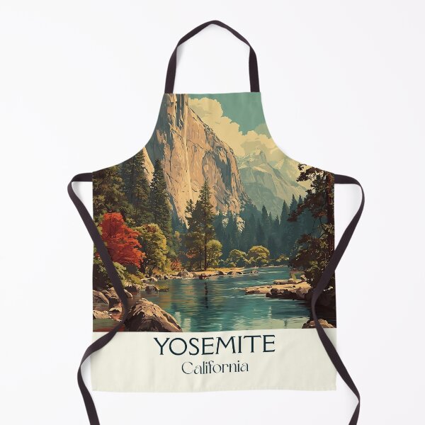 Item preview, Yosemite National Park Vintage Travel Poster | El Capitan Art designed and sold by TuncGK.