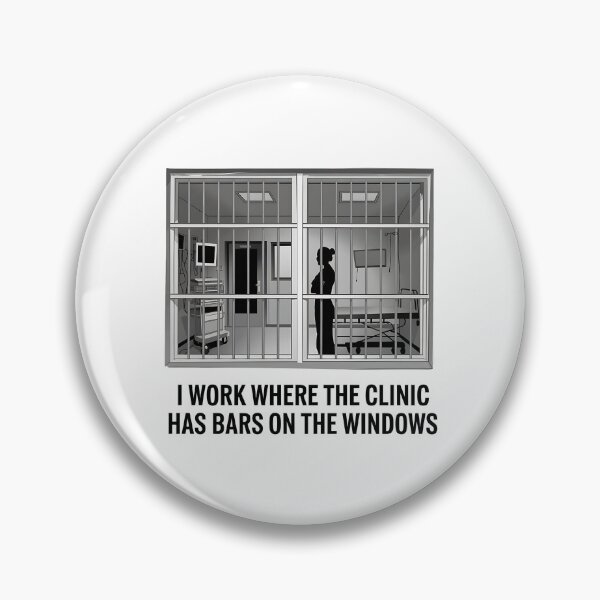 Item preview, Correctional Nurse Life | I Work Where the Clinic Has Bars on the Window designed and sold by CuteDesignables.