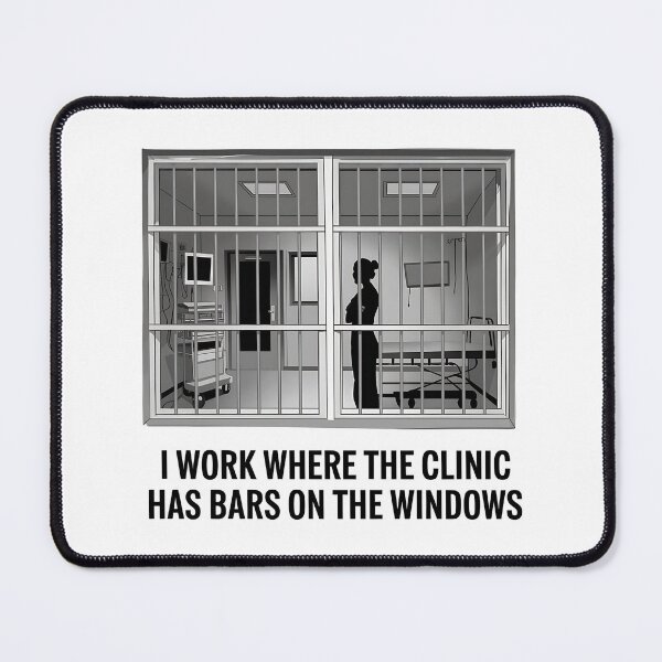 Item preview, Correctional Nurse Life | I Work Where the Clinic Has Bars on the Window designed and sold by CuteDesignables.