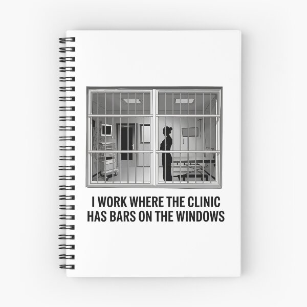 Item preview, Correctional Nurse Life | I Work Where the Clinic Has Bars on the Window designed and sold by CuteDesignables.