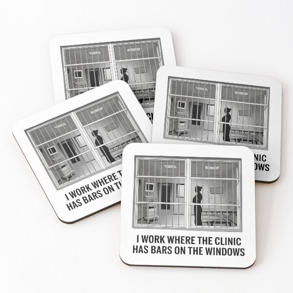 Item preview, Correctional Nurse Life | I Work Where the Clinic Has Bars on the Window designed and sold by CuteDesignables.