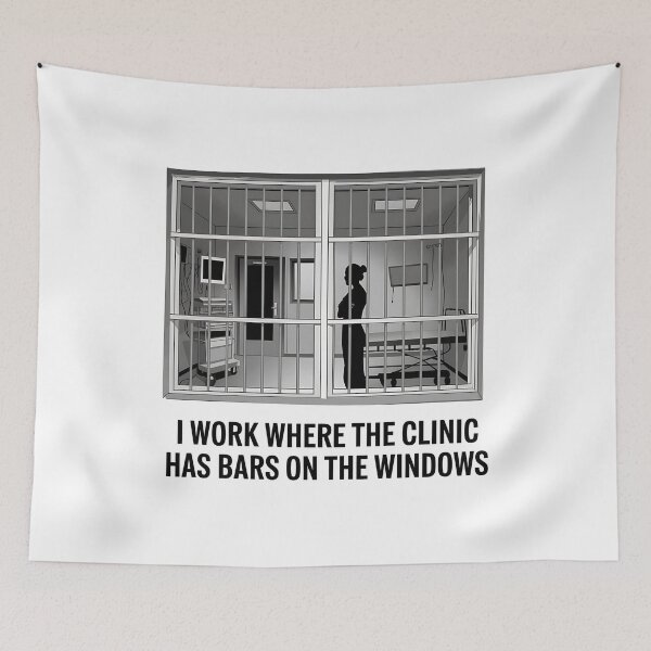 Item preview, Correctional Nurse Life | I Work Where the Clinic Has Bars on the Window designed and sold by CuteDesignables.