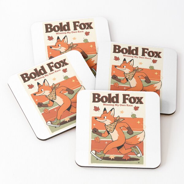 Item preview, Bold Fox – Winning My Own Race designed and sold by NatalieJeans.
