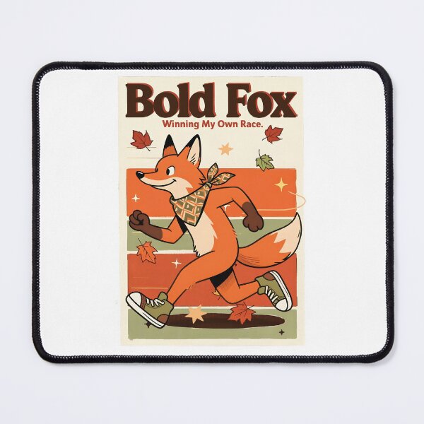 Item preview, Bold Fox – Winning My Own Race designed and sold by NatalieJeans.