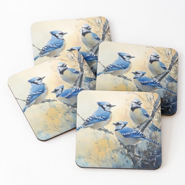 Item preview, Blue Jays in Tree designed and sold by laurashawart.