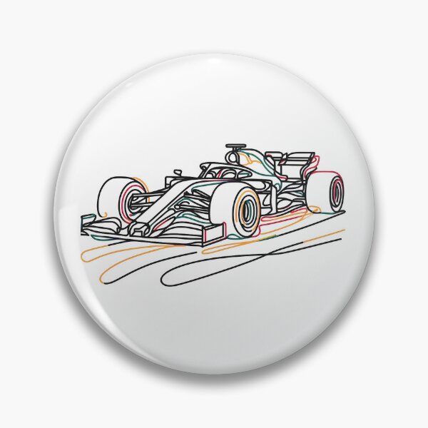 Item preview, Formula 1 Car – Colorful Line Art Racing Design designed and sold by Color-Made.
