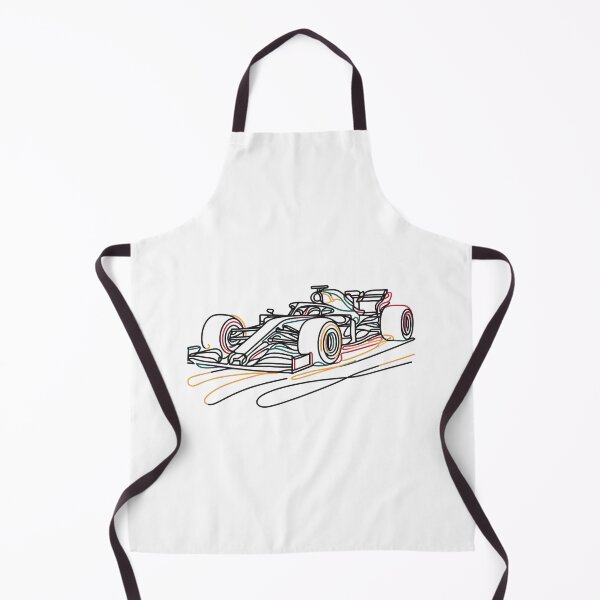 Artikelvorschau, Formel 1 Auto – Buntes Line Art Racing Design entworfen und verkauft von Color-Made.