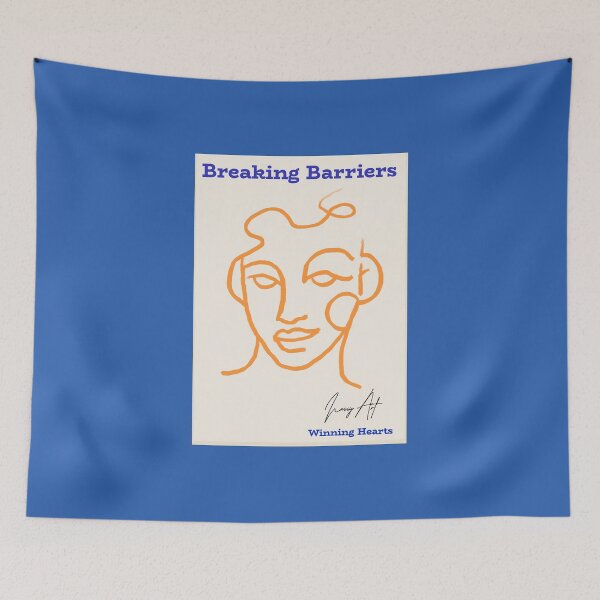 Item preview, Breaking barriers, Winning hearts designed and sold by LLIZTees.